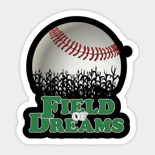 Is This Heaven? No It's Iowa Corn Field Of Baseball Dreams Sticker